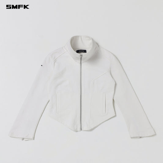 SMFK Myth Slient Jacket Cotton Wool Silk Cloud White