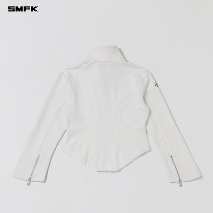 SMFK Myth Slient Jacket Cotton Wool Silk Cloud White