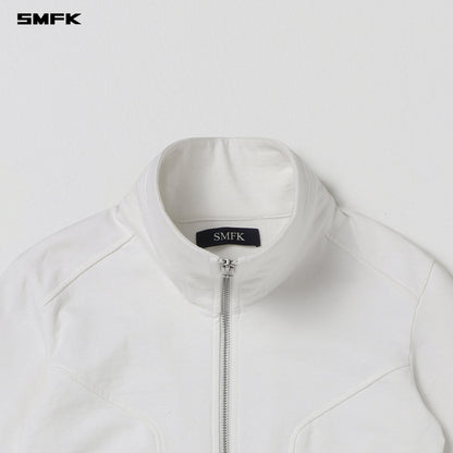SMFK Myth Slient Jacket Cotton Wool Silk Cloud White