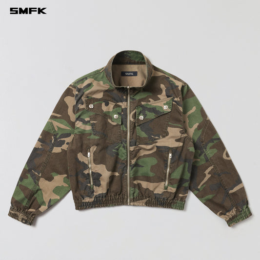 SMFK Mirage Cargo Sp Jacket Cotton Army Green Camouflage