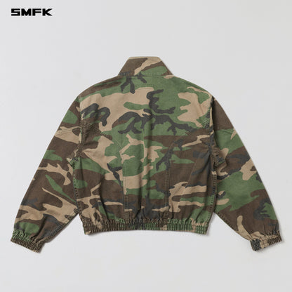 SMFK Mirage Cargo Sp Jacket Cotton Army Green Camouflage