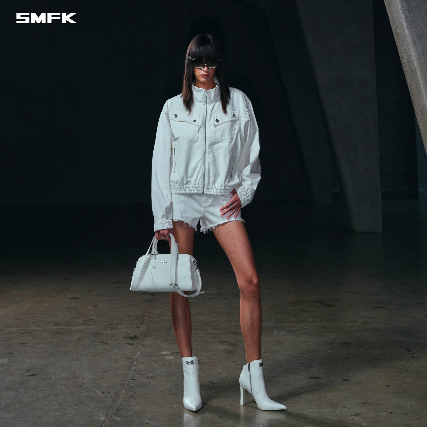 SMFK Mirage Cargo Sp Jacket/Cotton Cloud White
