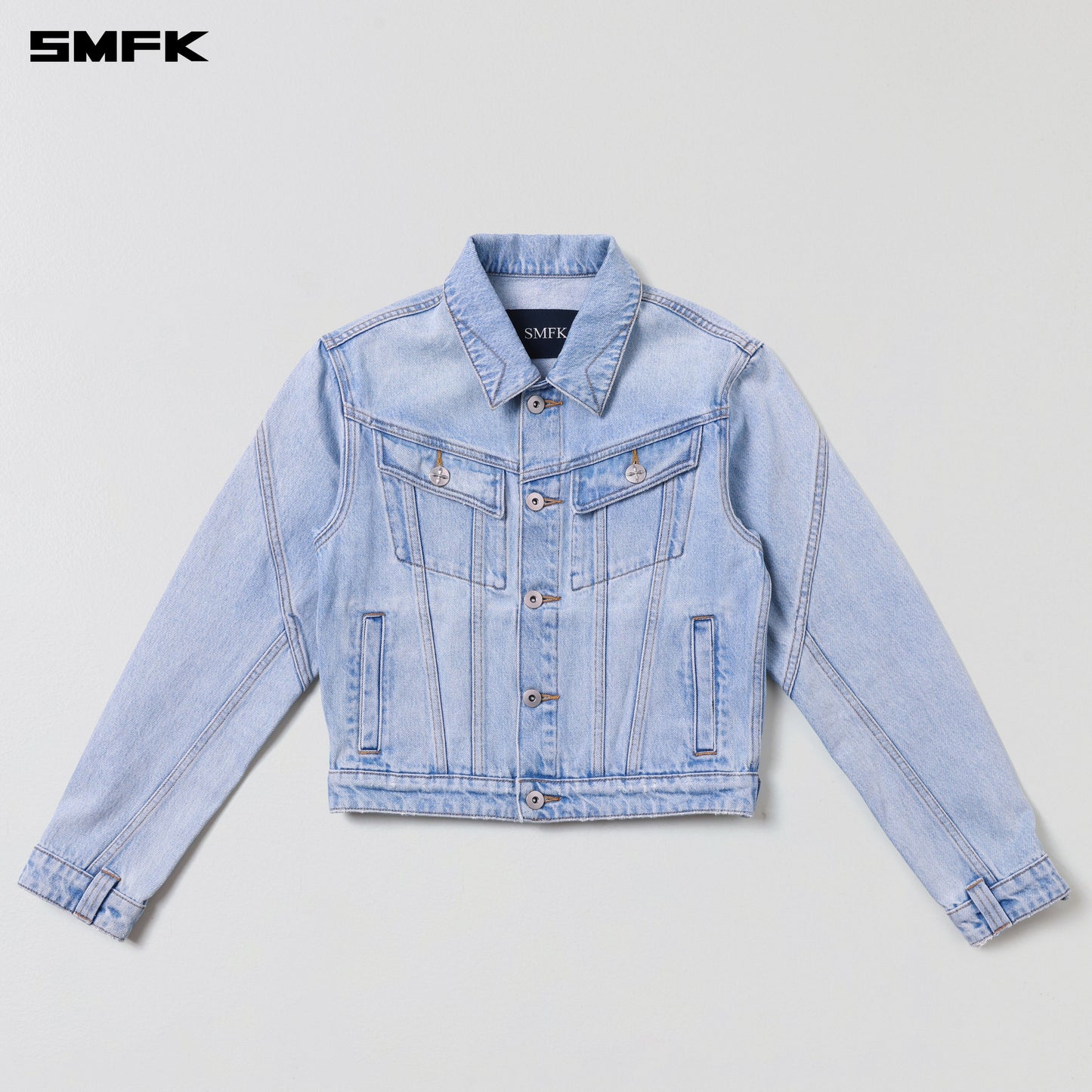 SMFK Wild Mirage Slim Denim Jacket/Cotton Wild Sky Blue