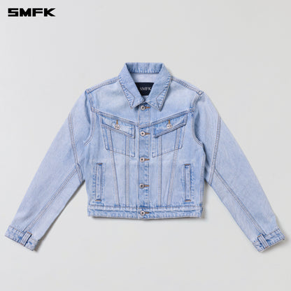 SMFK Wild Mirage Slim Denim Jacket/Cotton Wild Sky Blue