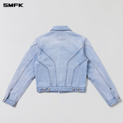 SMFK Wild Mirage Slim Denim Jacket/Cotton Wild Sky Blue