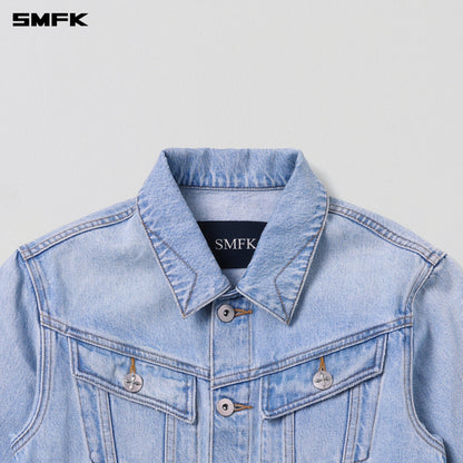 SMFK Wild Mirage Slim Denim Jacket/Cotton Wild Sky Blue