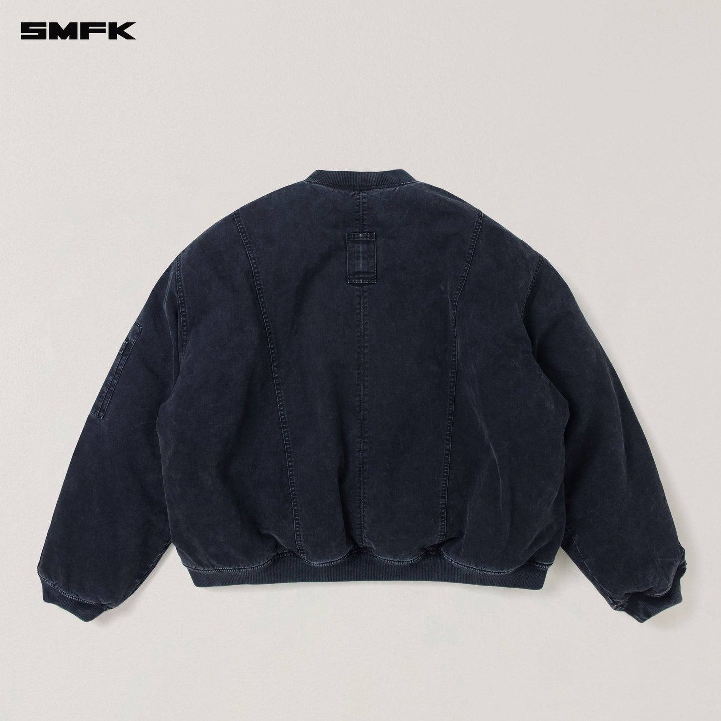 SMFK Vintage Vanish Storm Dye Massive Pilot Jacket/Stone Wash Vanish Black