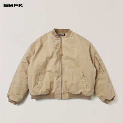 SMFK Vintage Vanish Storm Dye Massive Pilot Jacket/Stone Wash Vanish Sand