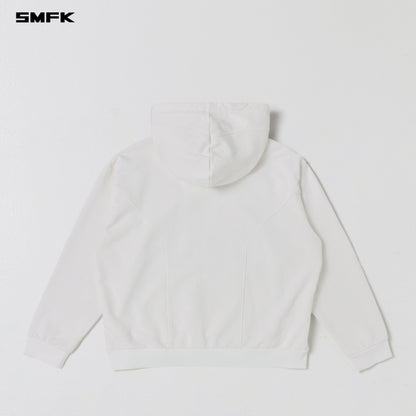 SMFK Permanent Muse Loose Hoodie Cotton Cloud White