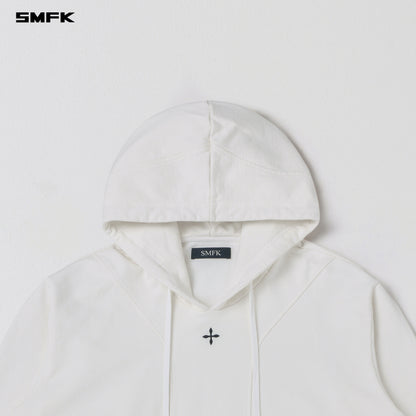 SMFK Permanent Muse Loose Hoodie Cotton Cloud White