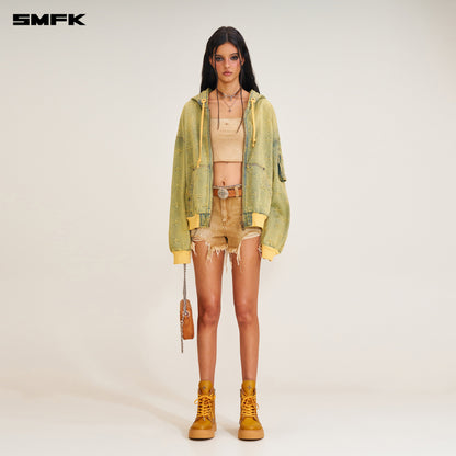 SMFK Ancient Myth Denim Oversized Hoodie Ancient Myth (Yellow)