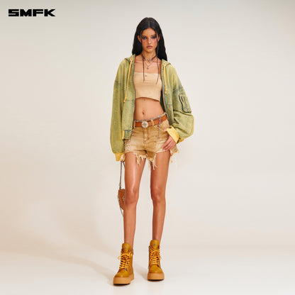 SMFK Ancient Myth Denim Oversized Hoodie Ancient Myth (Yellow)