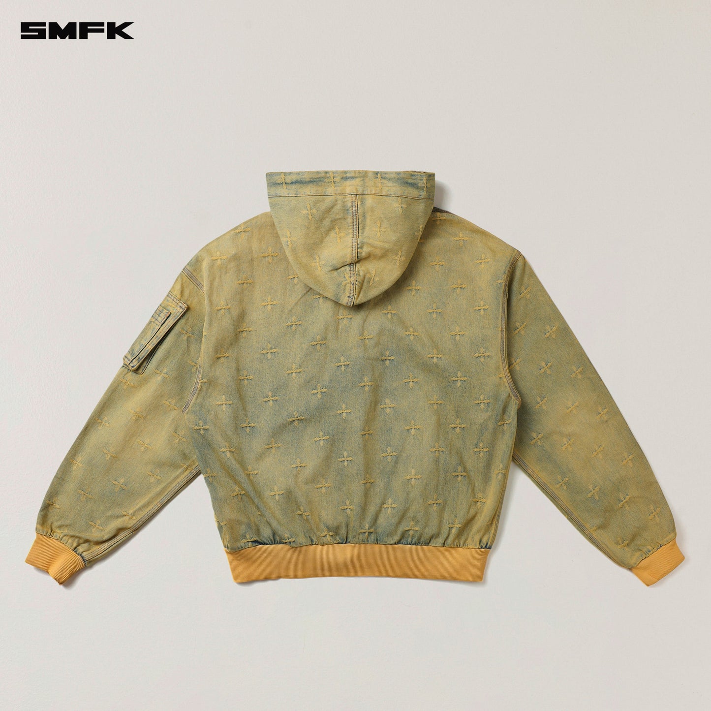 SMFK Ancient Myth Denim Oversized Hoodie Ancient Myth (Yellow)