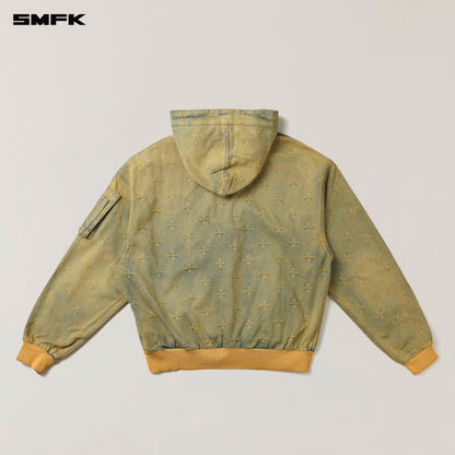 SMFK Ancient Myth Denim Oversized Hoodie Ancient Myth (Yellow)