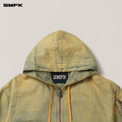 SMFK Ancient Myth Denim Oversized Hoodie Ancient Myth (Yellow)