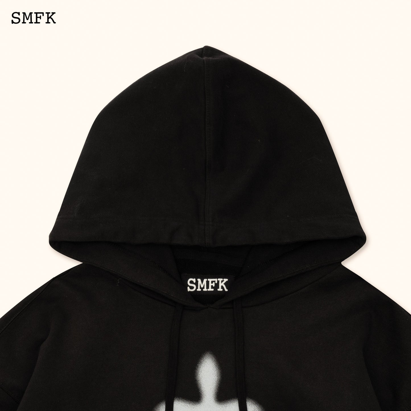 SMFK Compass Classic Cross Graffiti Black Hoodie