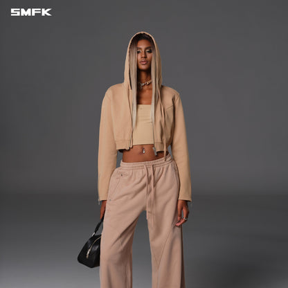 SMFK Permanent Slim Short Hoodie Cotton Wool Fresh Skin