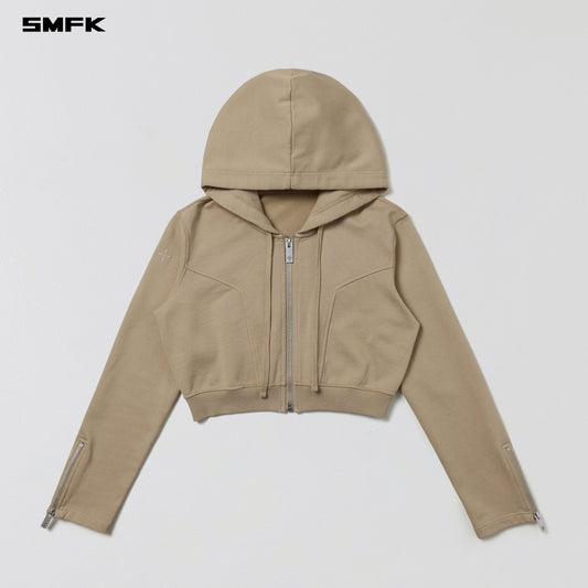 SMFK Permanent Slim Short Hoodie Cotton Wool Fresh Skin