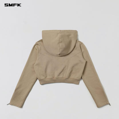 SMFK Permanent Slim Short Hoodie Cotton Wool Fresh Skin