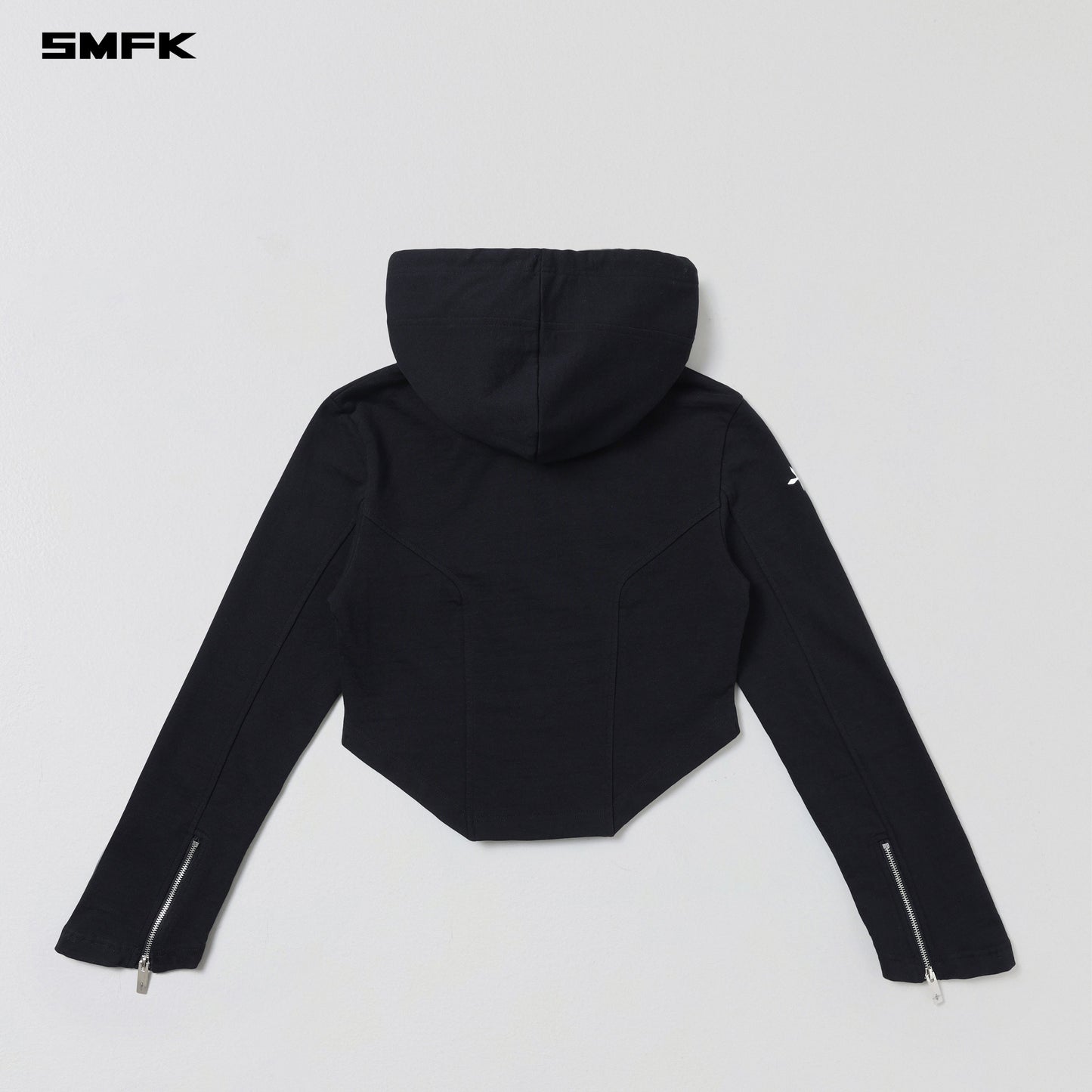 SMFK Permanent Prism Slim Hoodie Cotton Wool Silk Wild Black
