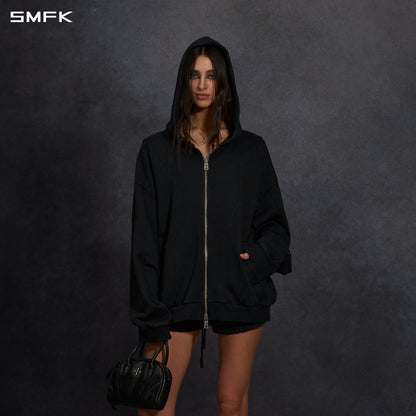 SMFK Myth Aeolus Evolve Massive Hood Jacket Cold Dye U Cold Dye Black