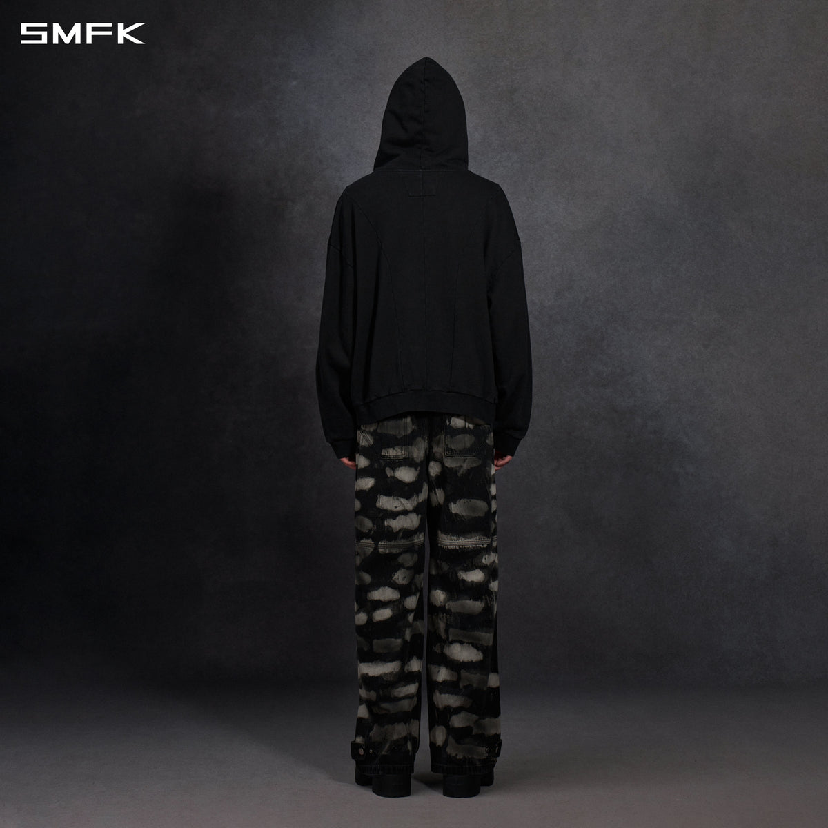 SMFK Myth Aeolus Evolve Massive Hood Jacket Cold Dye U Cold Dye Black