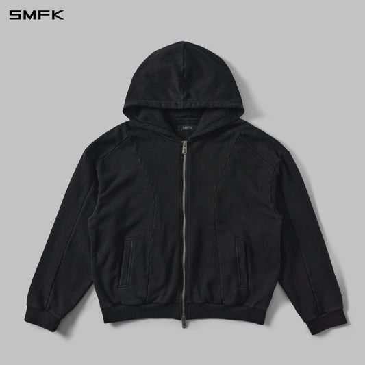 SMFK Myth Aeolus Evolve Massive Hood Jacket Cold Dye U Cold Dye Black