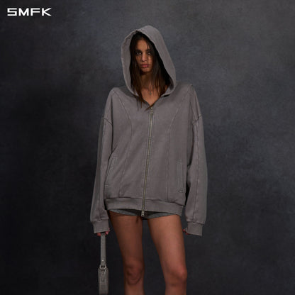SMFK Myth Aeolus Evolve Massive Hood Jacket Cold Dye U Cold Dye Grey