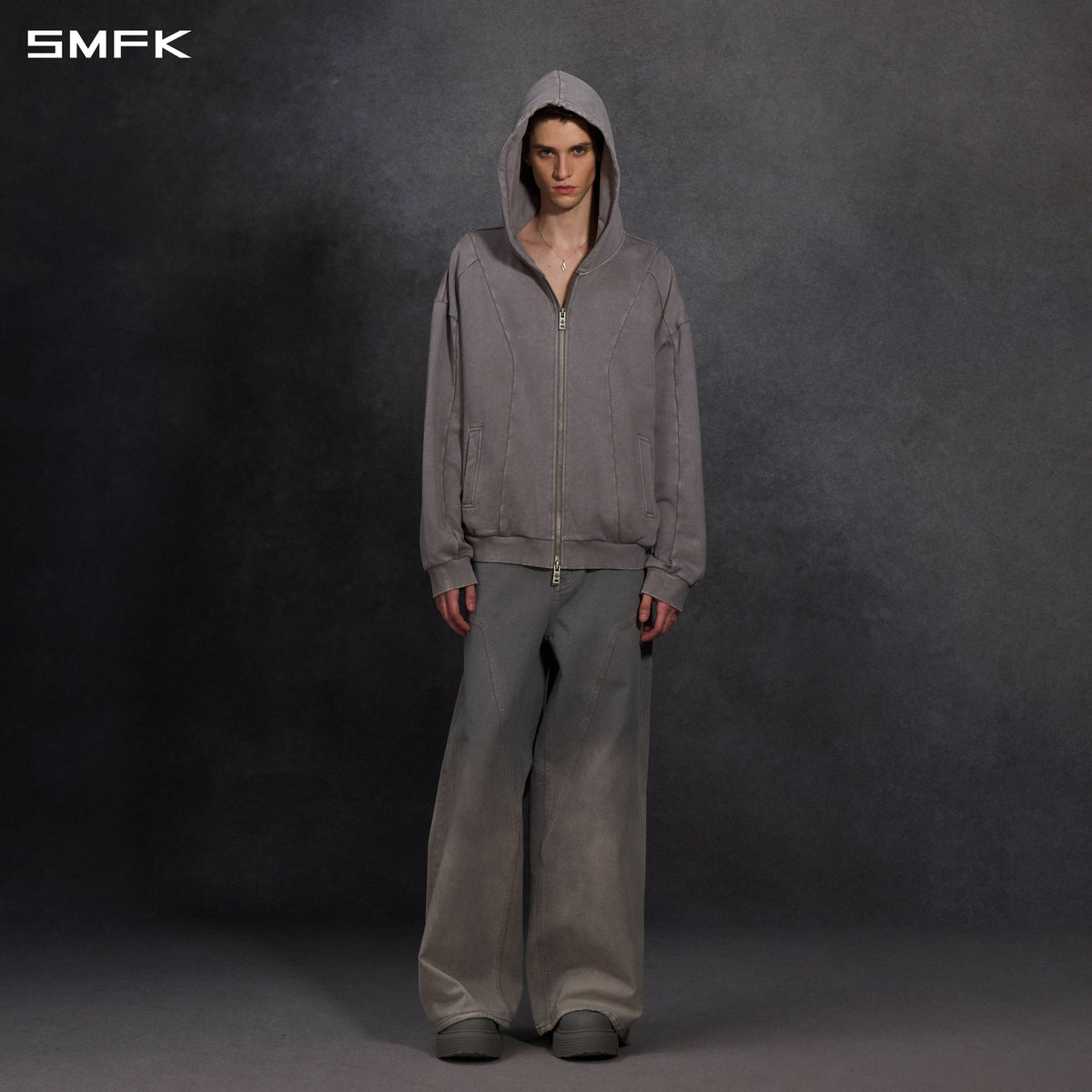 SMFK Myth Aeolus Evolve Massive Hood Jacket Cold Dye U Cold Dye Grey