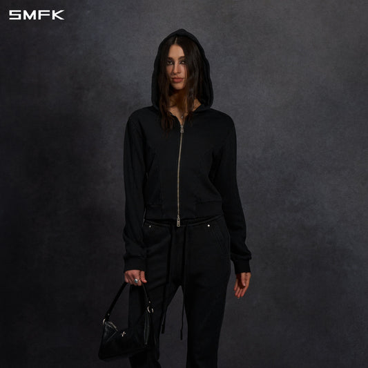 SMFK Myth Aeolus Evolve Hood Jacket Cold Dye U Cold Dye Black