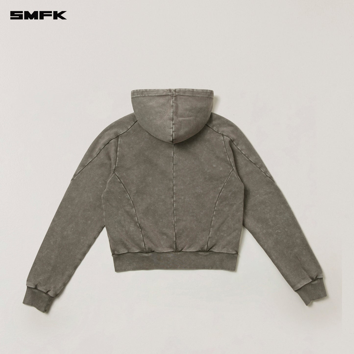 SMFK Vintage-Savage Sports Hoodie Fade Dye Vanish Brown