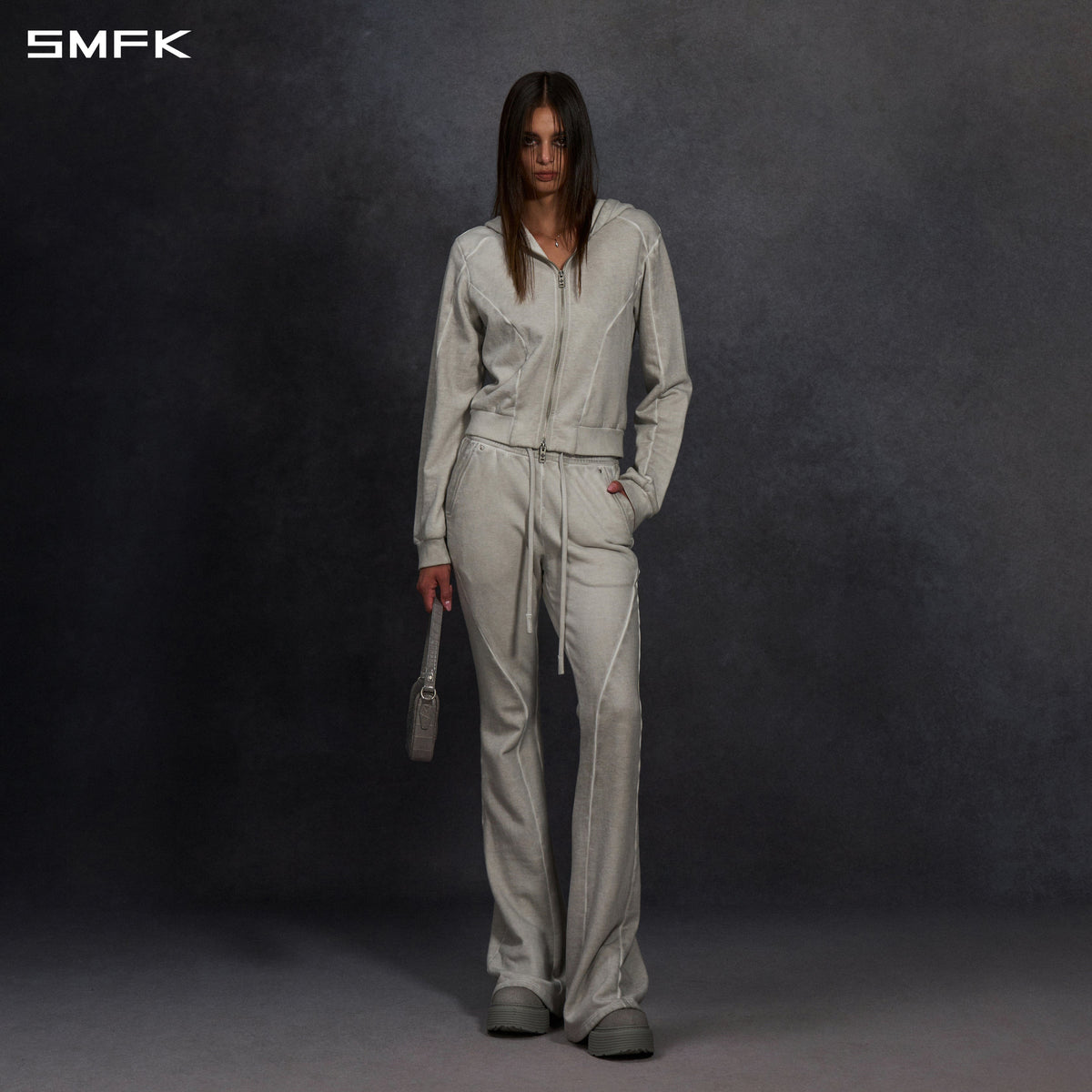 SMFK Myth Aeolus Evolve Hood Jacket Cold Dye U Cloud Grey