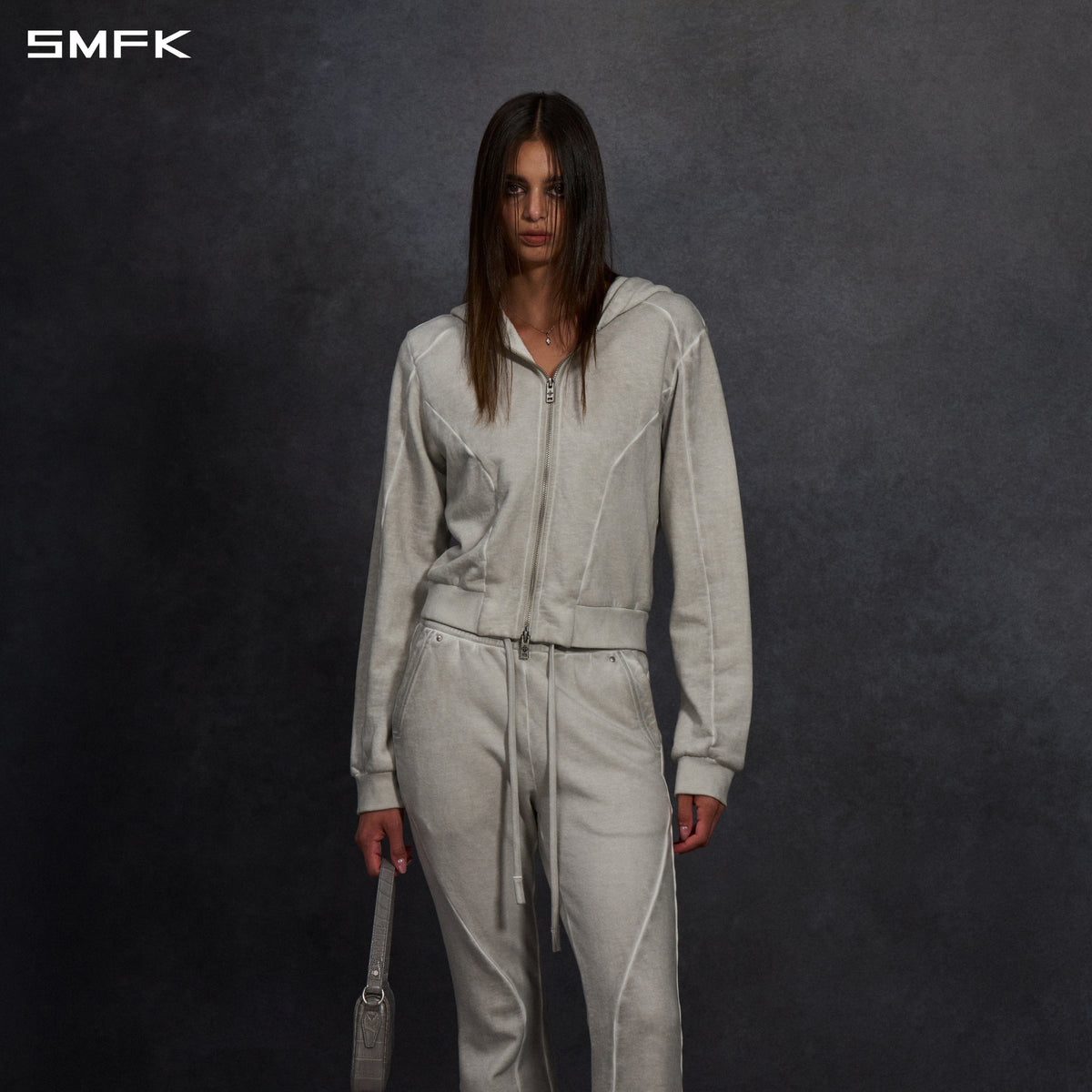 SMFK Myth Aeolus Evolve Hood Jacket Cold Dye U Cloud Grey
