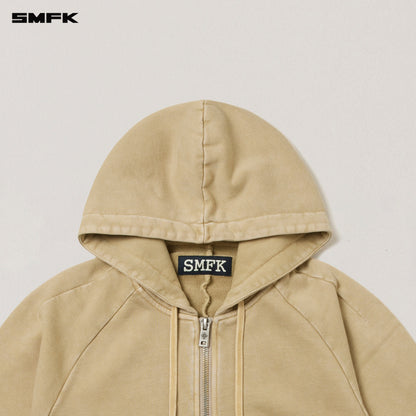 SMFK Vintage-Savage Sports Hoodie Fade Dye Vanish Sand