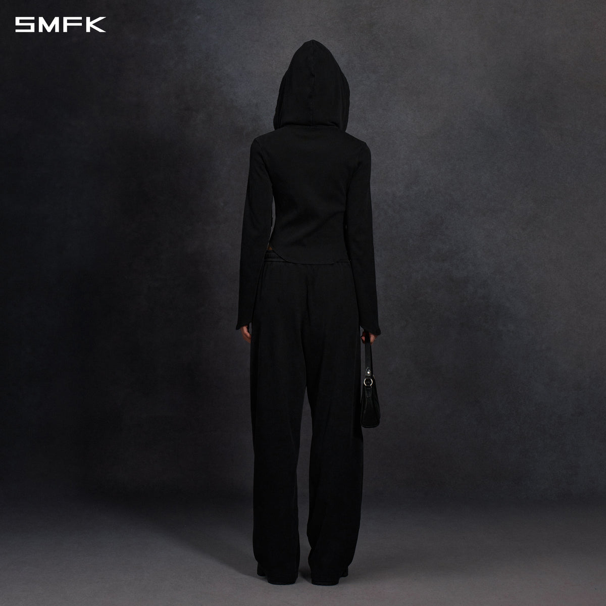 SMFK Myth Aeolus Evolve Slim Hood Jacket Cold Dye W Cold Dye Black