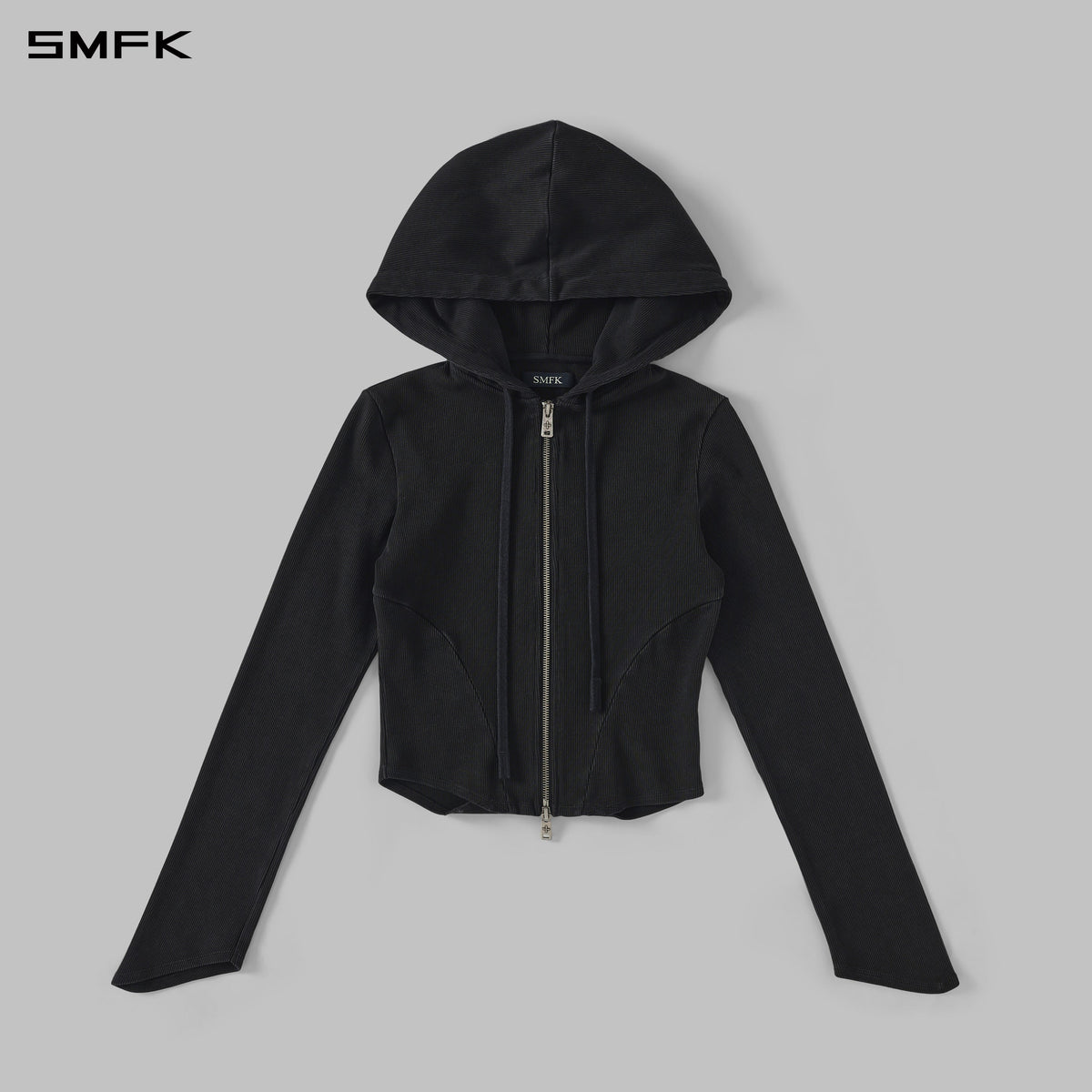 SMFK Myth Aeolus Evolve Slim Hood Jacket Cold Dye W Cold Dye Black