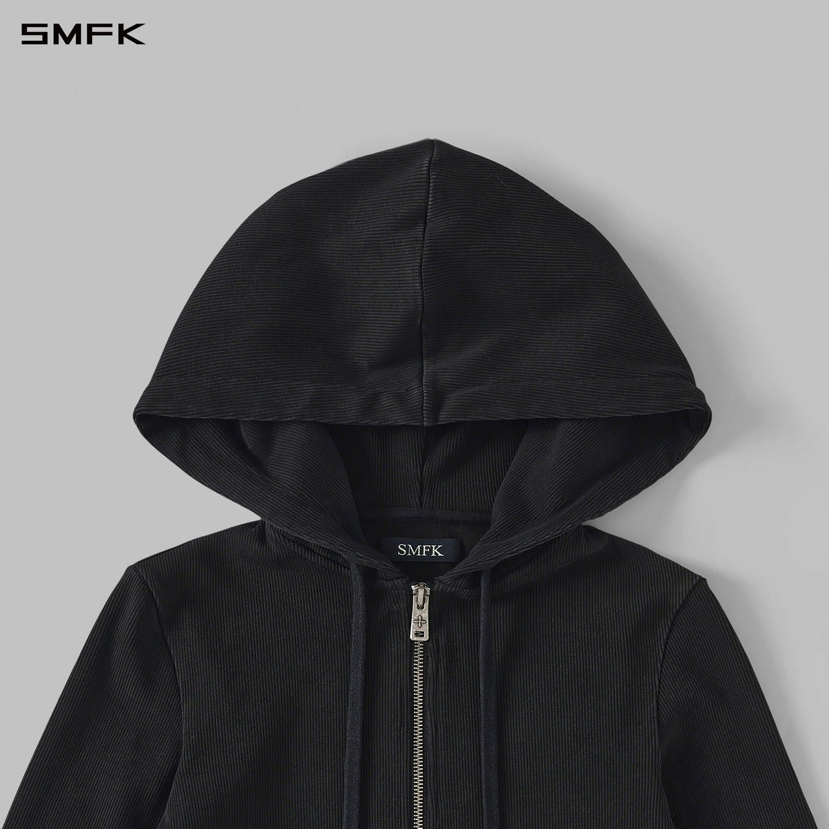 SMFK Myth Aeolus Evolve Slim Hood Jacket Cold Dye W Cold Dye Black