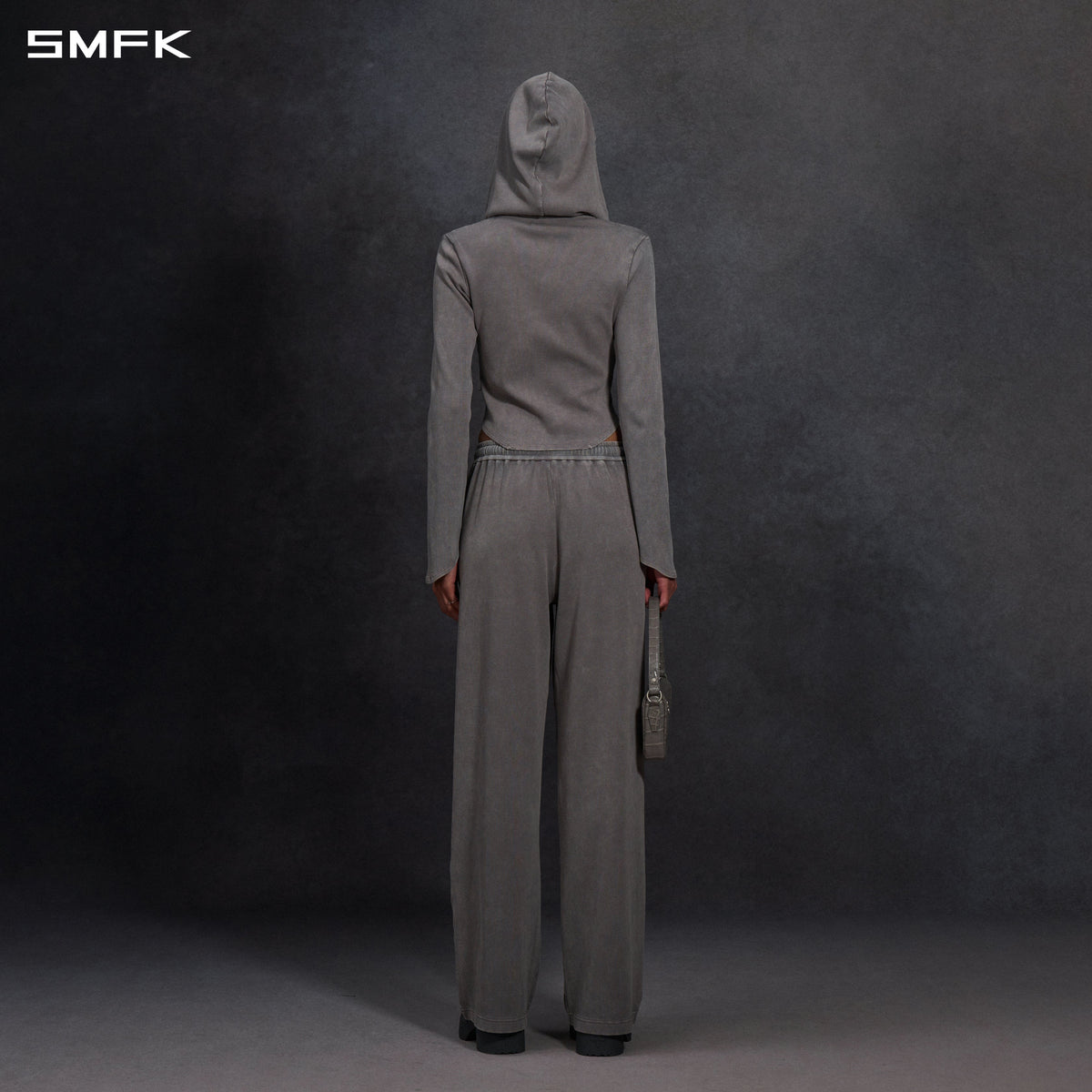 SMFK Myth Aeolus Evolve Slim Hood Jacket Cold Dye W Cold Dye Grey