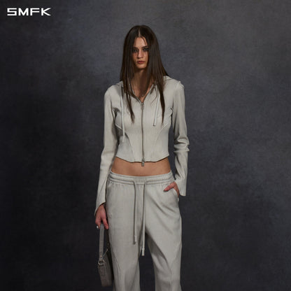 SMFK Myth Aeolus Evolve Slim Hood Jacket Cold Dye W Cloud Grey