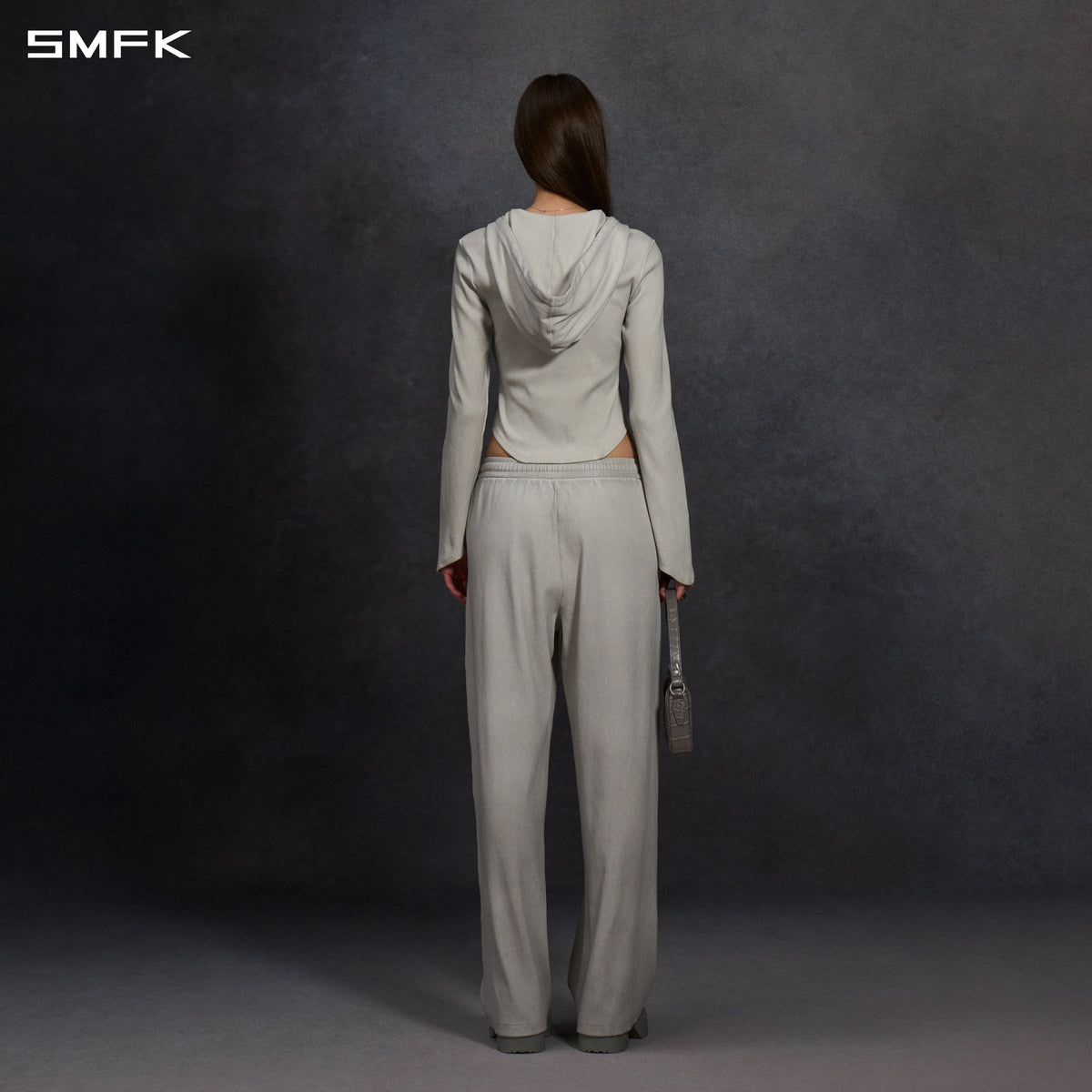 SMFK Myth Aeolus Evolve Slim Hood Jacket Cold Dye W Cloud Grey