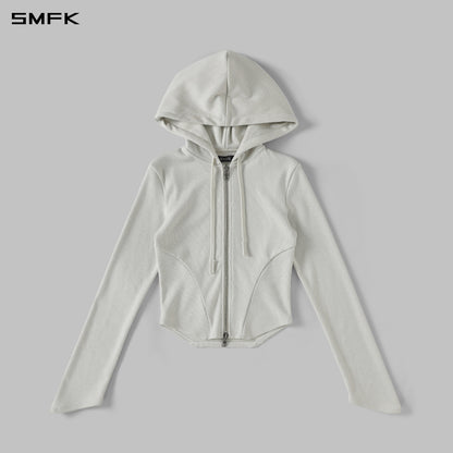 SMFK Myth Aeolus Evolve Slim Hood Jacket Cold Dye W Starry White