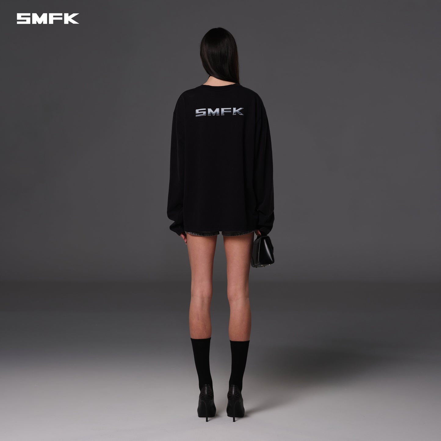 SMFK Future Reflection Pullover Wool Cotton Wild Black