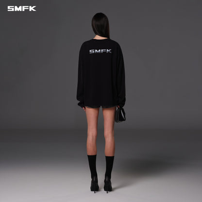 SMFK Future Reflection Pullover Wool Cotton Wild Black