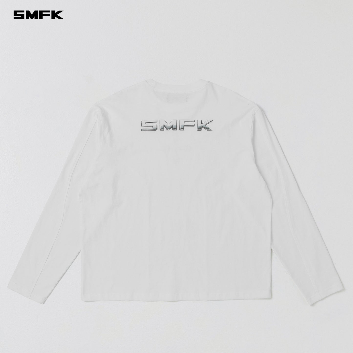 SMFK Future Reflection Pullover Wool Cotton Cloud White