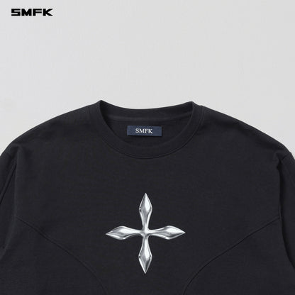 SMFK Future Reflection Massive Pullover Cotton Wool Wild Black