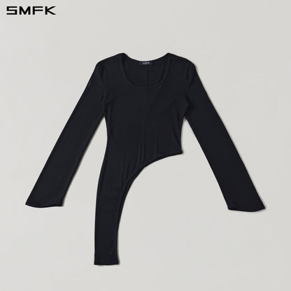 SMFK Myth Aeolus Slim Pullover Cotton+Fiber+Acrylic+Silk Wild Black