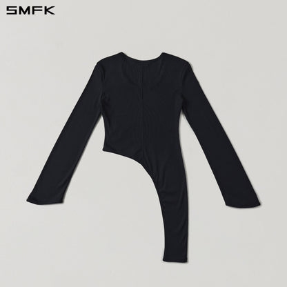 SMFK Myth Aeolus Slim Pullover Cotton+Fiber+Acrylic+Silk Wild Black