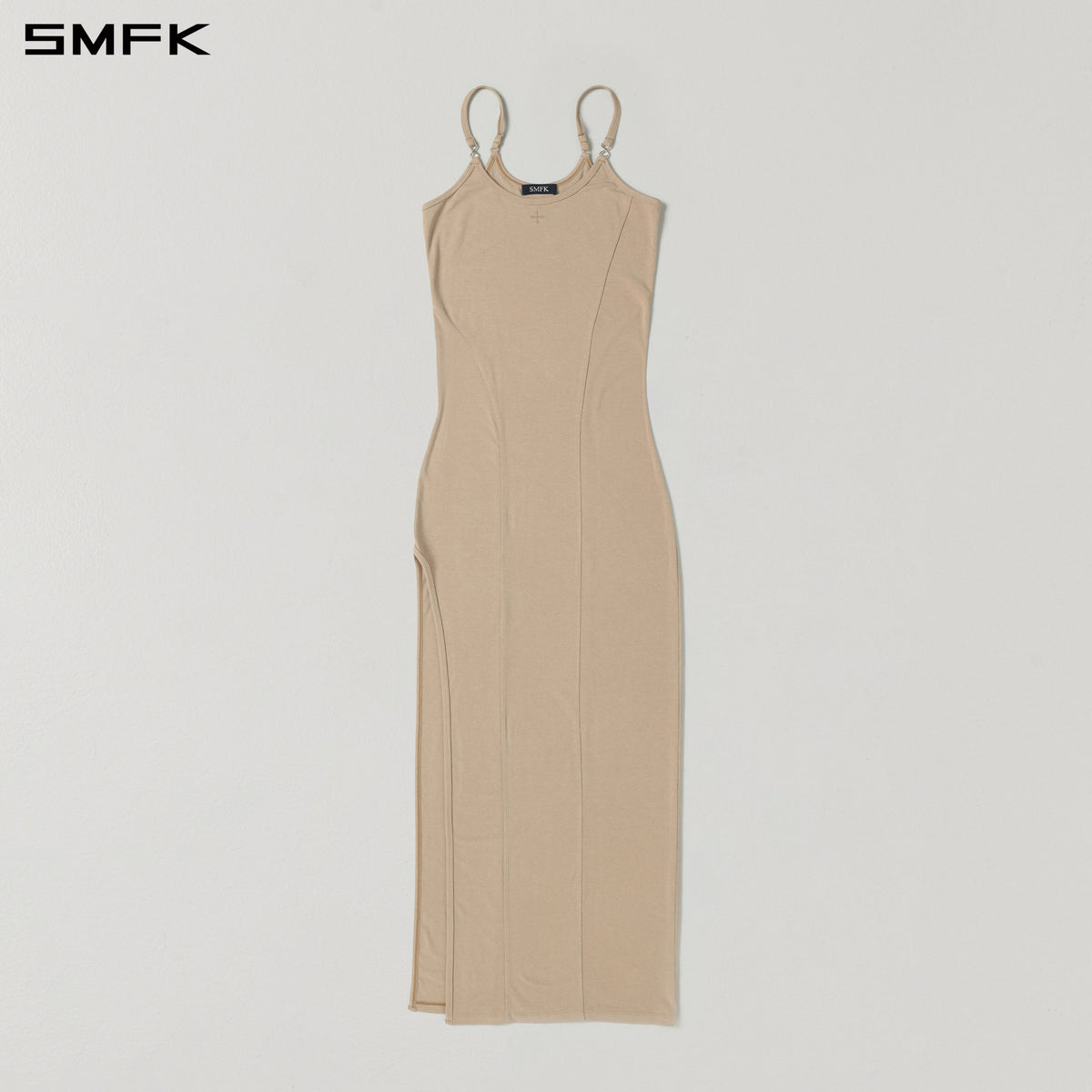 SMFK Myth Aeolus Slit Dress Regenerated Cellulose Fiber+Acetate+Spandex Fresh Skin