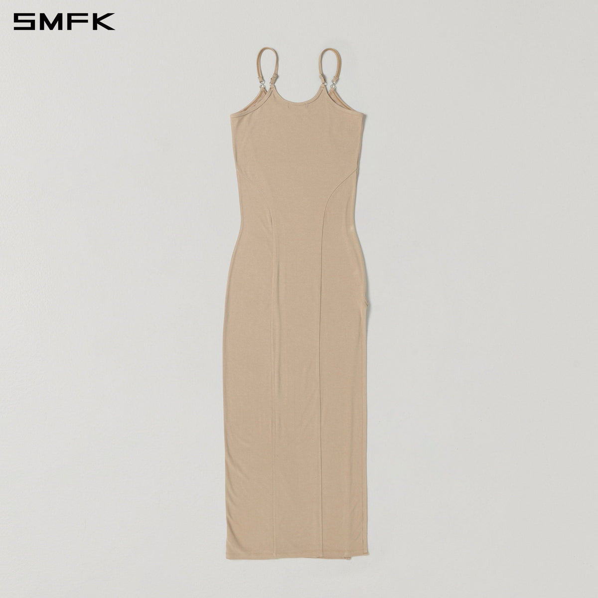 SMFK Myth Aeolus Slit Dress Regenerated Cellulose Fiber+Acetate+Spandex Fresh Skin