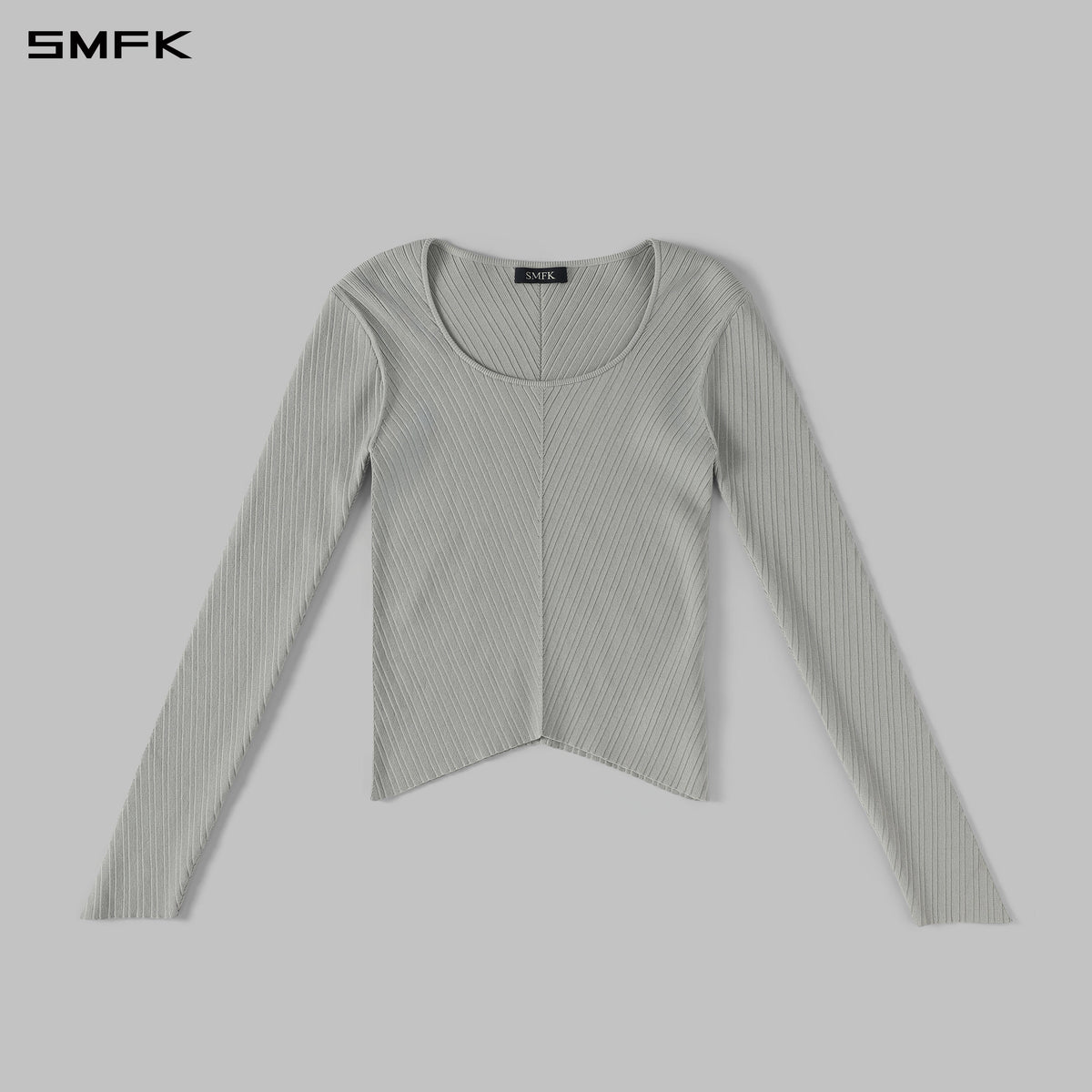 SMFK Myth Seer Knit Pullover Silk+Lenzing Tencel+Cotton Glacier Grey